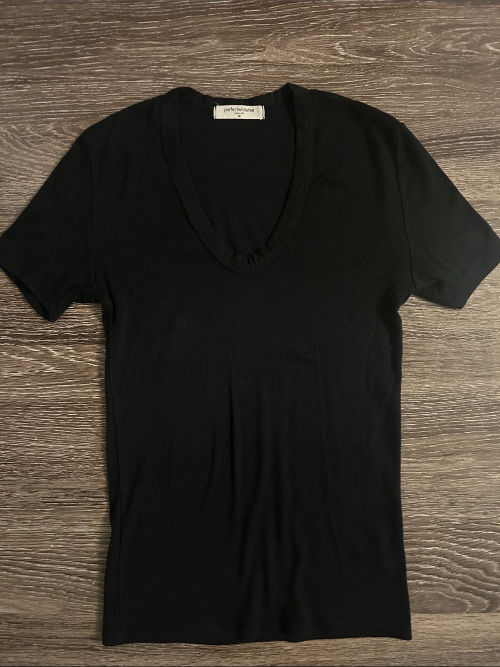 Perfectwhitetee Scoop-neck Short Sleeve Tee